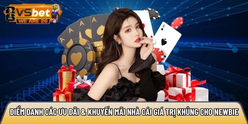 Điểm danh các ưu đãi & khuyến mãi nhà cái giá trị khủng cho newbie