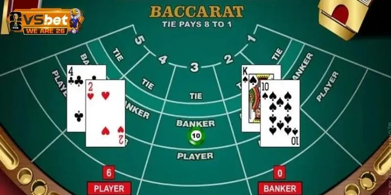 Luật chơi Baccarat với đa dạng cửa cược